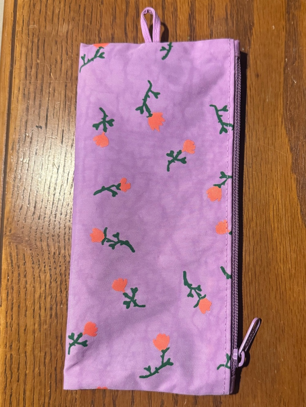 Baggu Medium Flat Pouch - Painted Wildflower (Painted Prairie)
